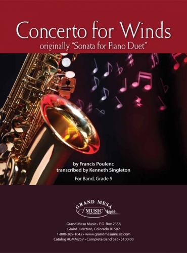 Concerto for Winds (Originally Sonata for Piano-4 Hands)