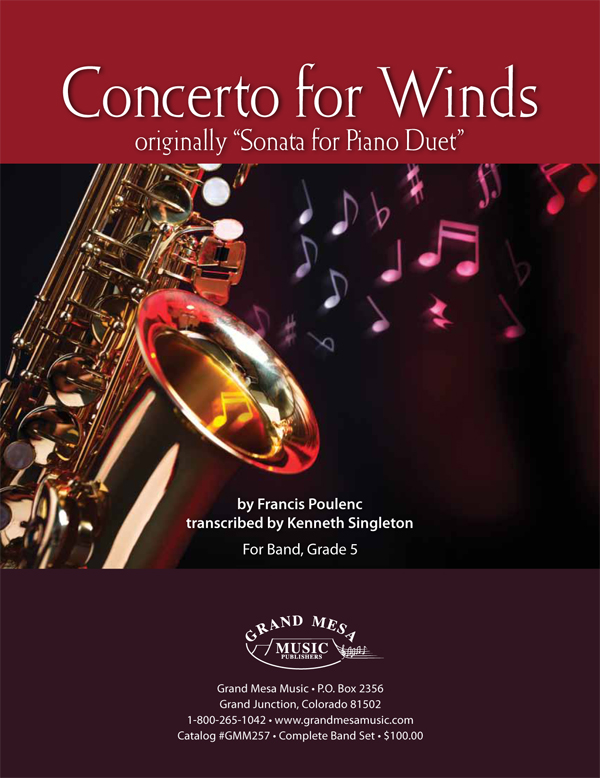 Concerto for Winds (Originally Sonata for Piano-4 Hands)